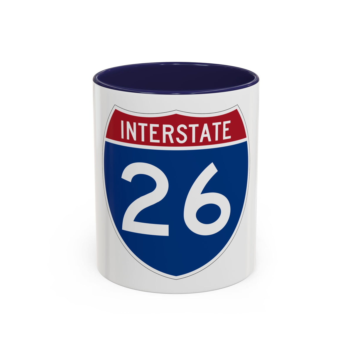 Interstate 26 (U.S. Highways) Accent Coffee Mug
