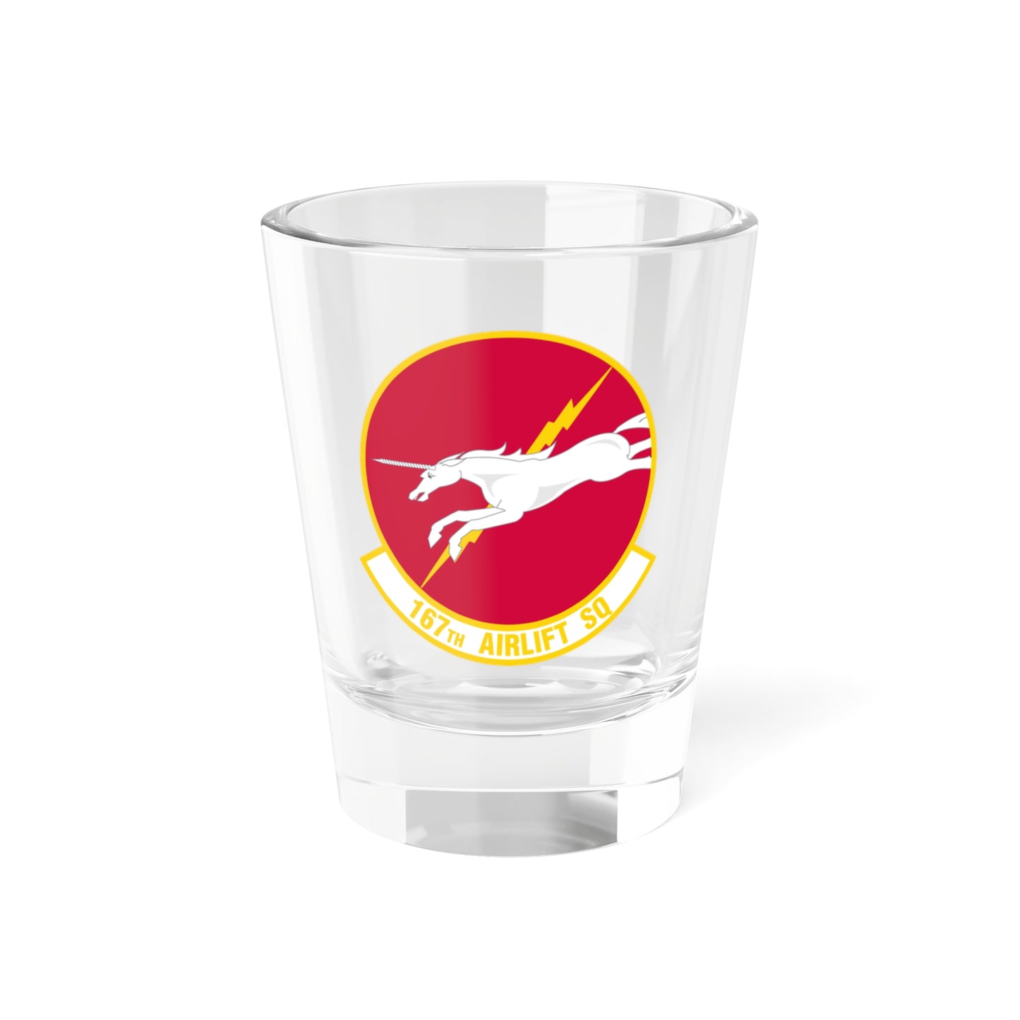 167 Airlift Squadron (U.S. Air Force) Shot Glass 1.5oz