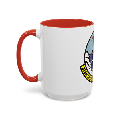 374 Civil Engineer Squadron PACAF (U.S. Air Force) Accent Coffee Mug