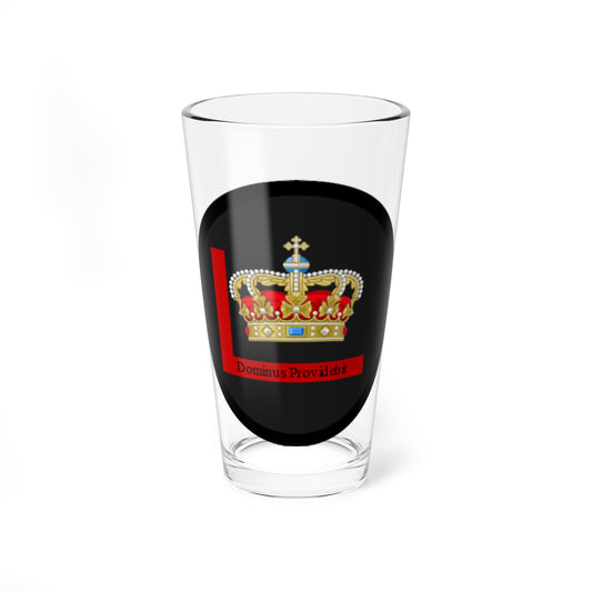 Emblem for the 1-I-LG (Denmark) (Coat of Arms) Pint Glass 16oz