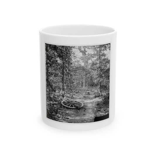 Atlanta, Georgia (Vicinity). Woods Where Gen. James B. Mcpherson Was Killed, July 22, 1864 (U.S. Civil War) White Coffee Mug
