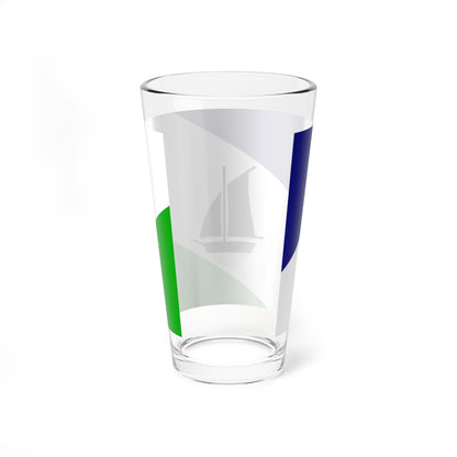 Flag of Puerto Montt Chile (Chile) Pint Glass 16oz