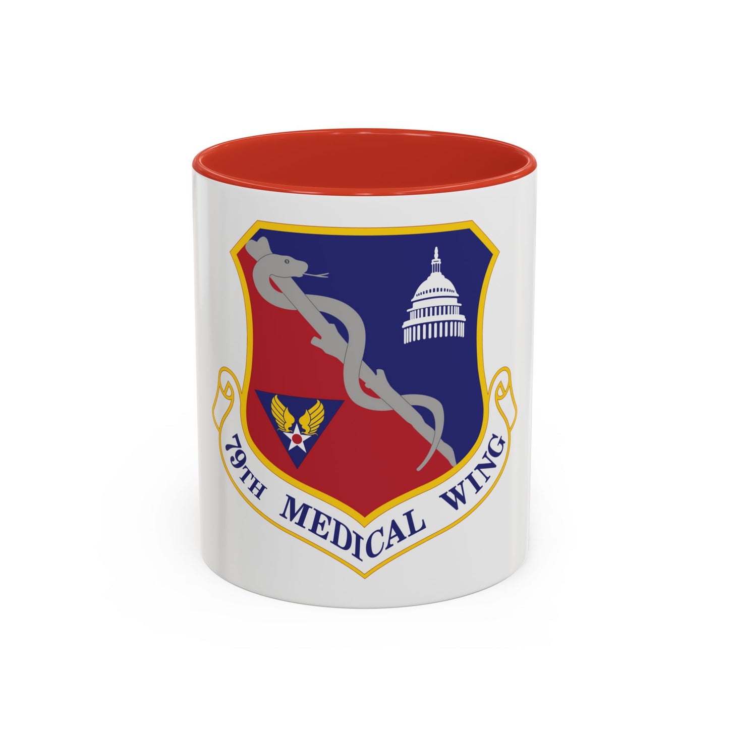 79th Medical Wing (U.S. Air Force) Accent Coffee Mug