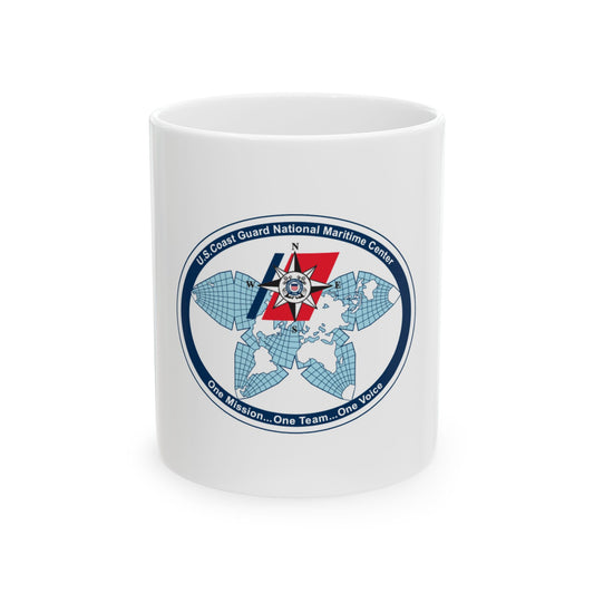 USCG National Matitime Center (U.S. Coast Guard) White Coffee Mug