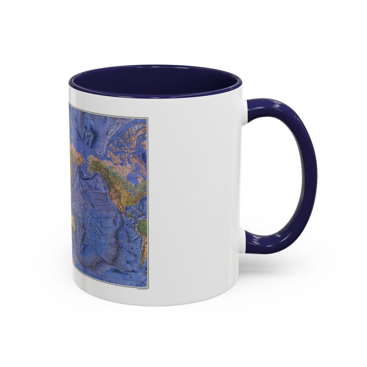 World Ocean Floor (1981) (Map) Accent Coffee Mug