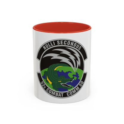 52d Combat Communications Squadron (U.S. Air Force) Accent Coffee Mug