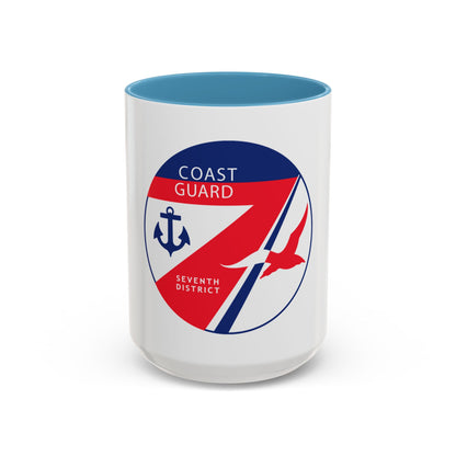 Coast Guard Seventh District (U.S. Coast Guard) Accent Coffee Mug