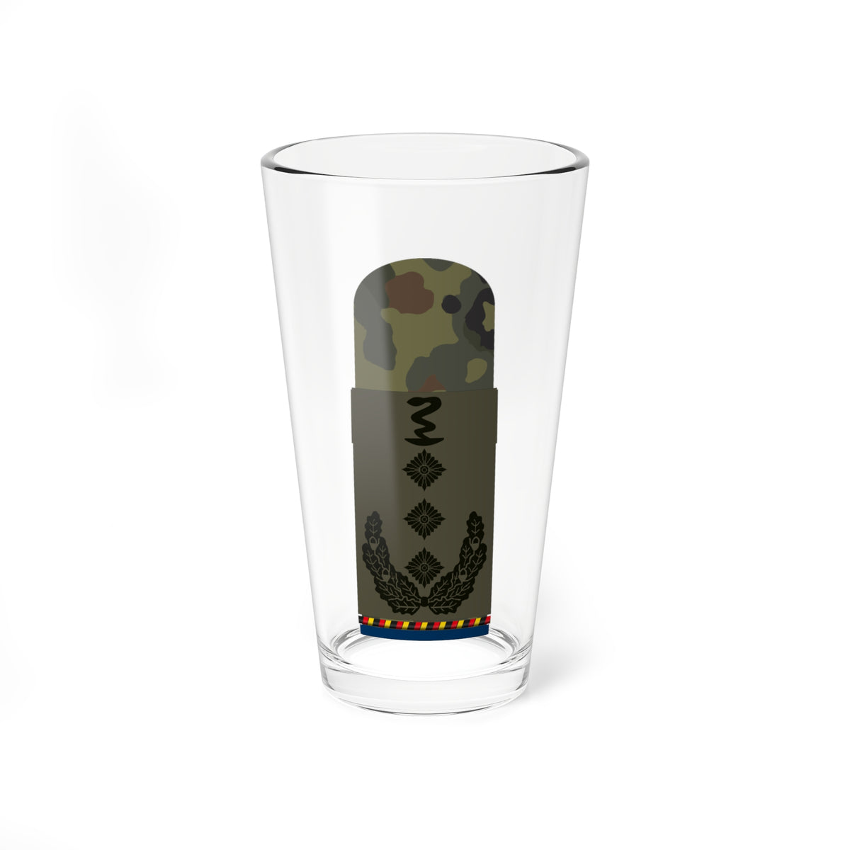 HA OS5 53d Oberstapotheker d.R. San PH L (Military Rank) Pint Glass 16oz