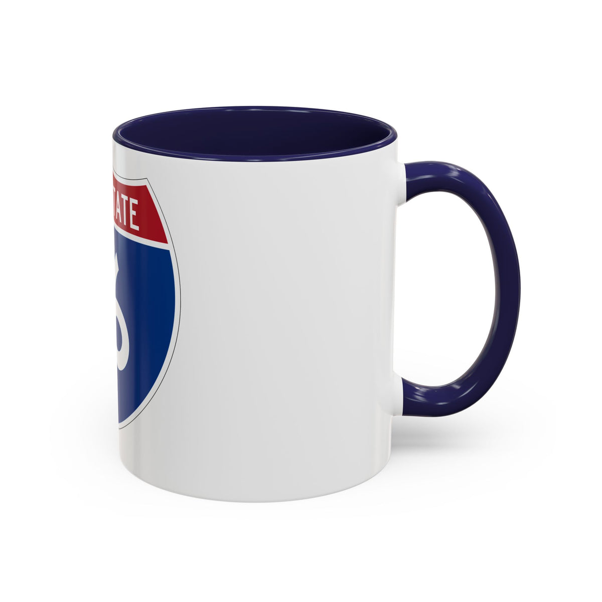 Interstate 16 (U.S. Highways) Accent Coffee Mug