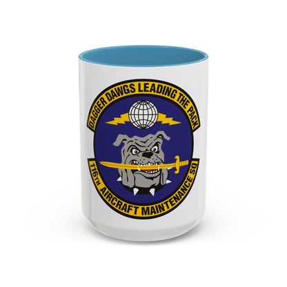 116th Aircraft Maintenance Squadron (U.S. Air Force) Accent Coffee Mug
