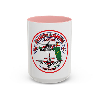 USCG Air Station Clearwater FL (U.S. Coast Guard) Accent Coffee Mug