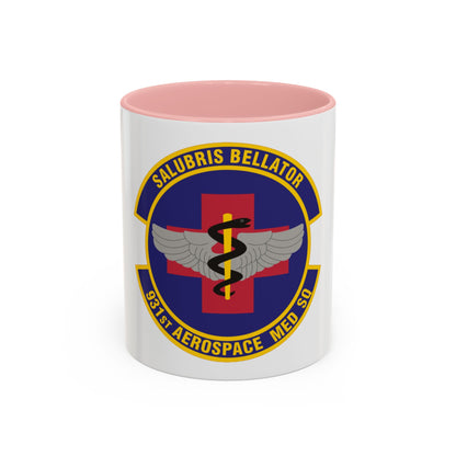 931 Aerospace Medicine Squadron AFRC (U.S. Air Force) Accent Coffee Mug