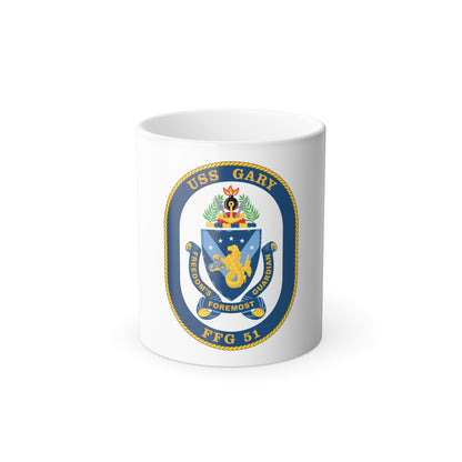 USS Gary FFG 51 (U.S. Navy) Color Changing Mug 11oz