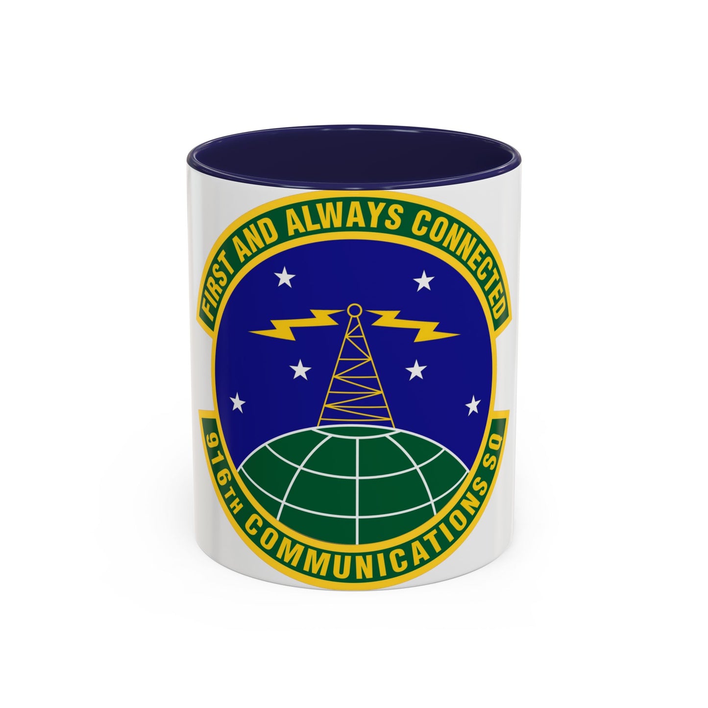 916th Communications Squadron (U.S. Air Force) Accent Coffee Mug