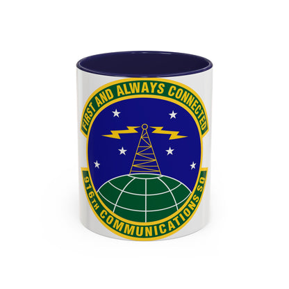 916th Communications Squadron (U.S. Air Force) Accent Coffee Mug