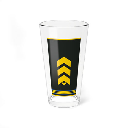 Mongolian Air force SSG shirt (Mongolia) (Military Rank) Pint Glass 16oz