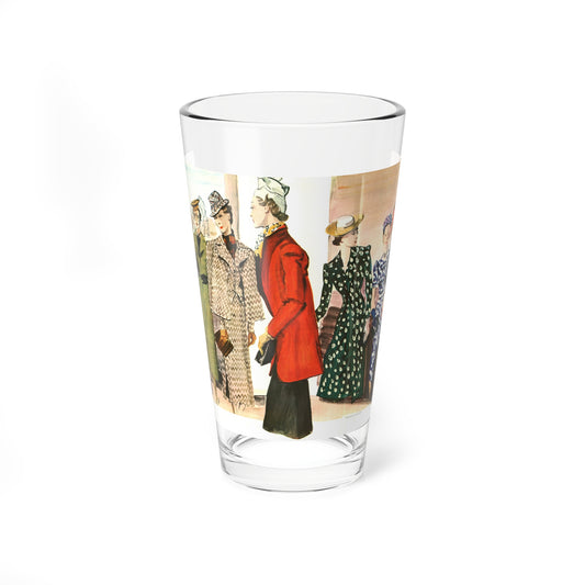 Illustration by Rene Bouet-Willaumez, 1938 - Pint Glass 16oz