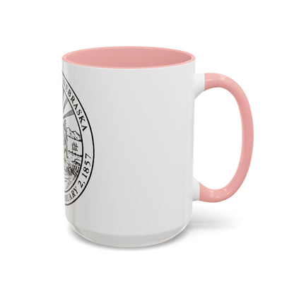 Seal of Omaha Nebraska - Accent Coffee Mug