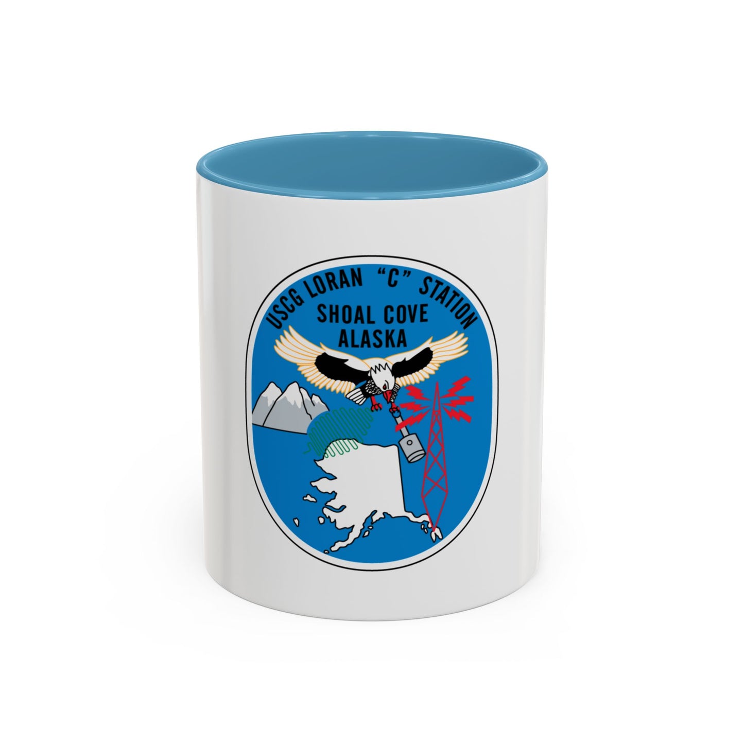 USCG Loran C Station Shoal Cove Alaska (U.S. Coast Guard) Accent Coffee Mug
