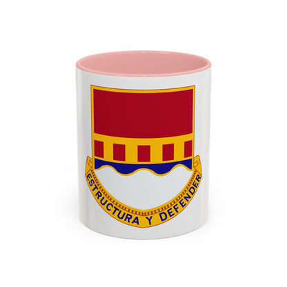 1402 Engineer Battalion (U.S. Army) Accent Coffee Mug