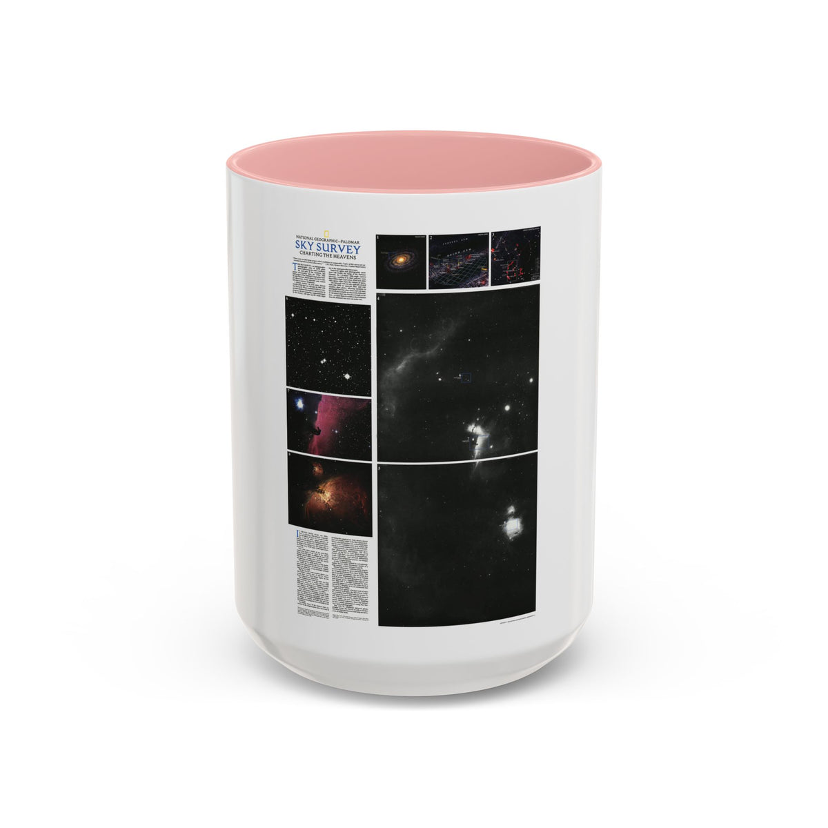 Heavens, The - Palomar Sky Survey (1983) (Map) Accent Coffee Mug