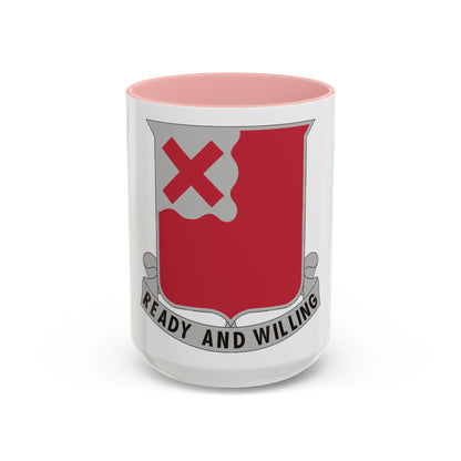 875 Engineer Battalion (U.S. Army) Accent Coffee Mug