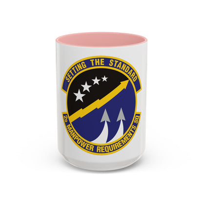 2d Manpower Requirements Squadron (U.S. Air Force) Accent Coffee Mug