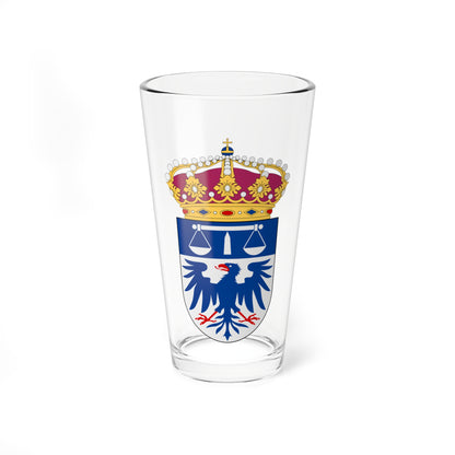 Värmlands tingsrätt vapen (Sweden) (Coat of Arms) Pint Glass 16oz