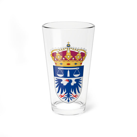 Värmlands tingsrätt vapen (Sweden) (Coat of Arms) Pint Glass 16oz