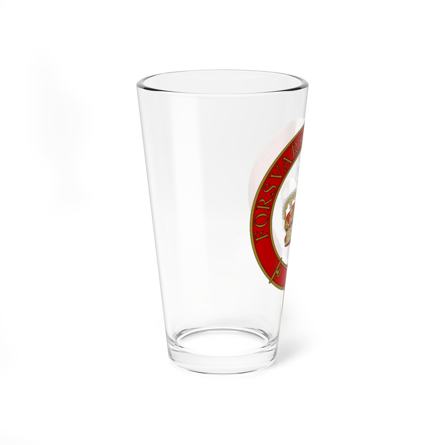 Emblem for the Minister of Defence Denmark (Denmark) (Coat of Arms) Pint Glass 16oz