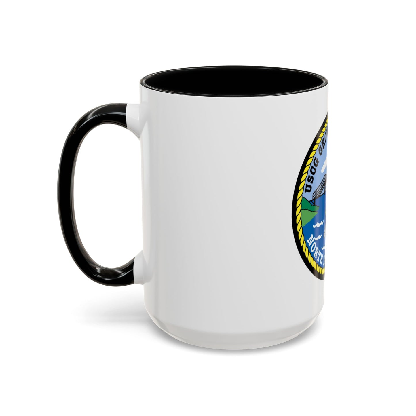 USCG Group Air Station North Bend (U.S. Coast Guard) Accent Coffee Mug