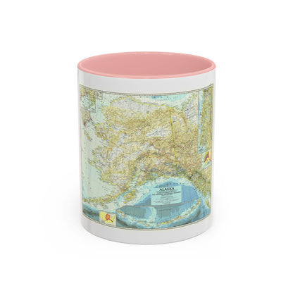 USA - Alaska (1956) (Map) Accent Coffee Mug
