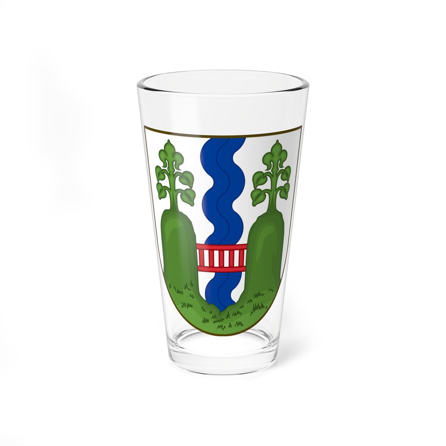 Coat of arms of Vejle (Denmark) (Coat of Arms) Pint Glass 16oz