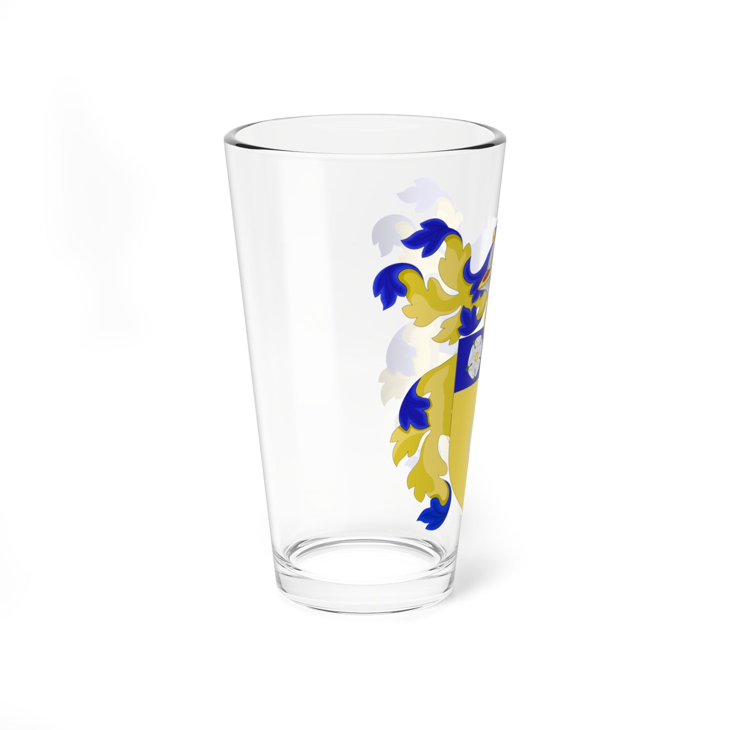 Coat of Arms of William Hooper (United States) (Coat of Arms) Pint Glass 16oz