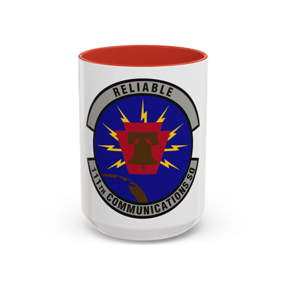 111th Communications Squadron (U.S. Air Force) Accent Coffee Mug