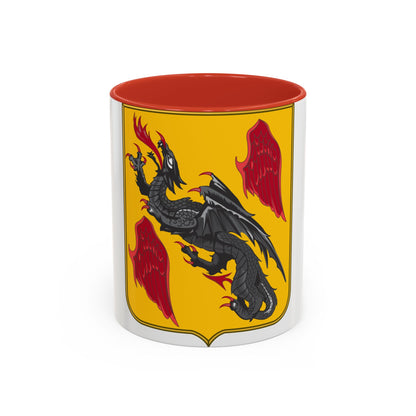 81 Airborne Antiaircraft Artillery Battalion 2 (U.S. Army) Accent Coffee Mug