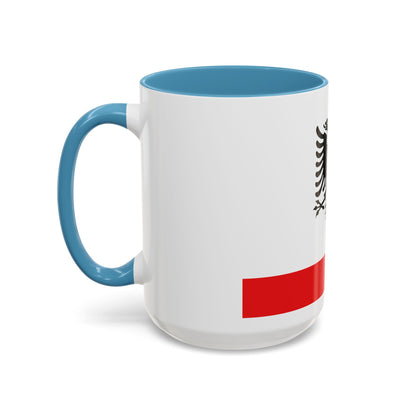 Naval Ensign of Albania - Accent Coffee Mug