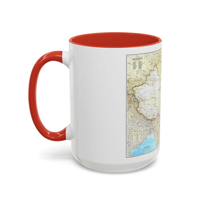 China - The People's Republic (1980) (Map) Accent Coffee Mug