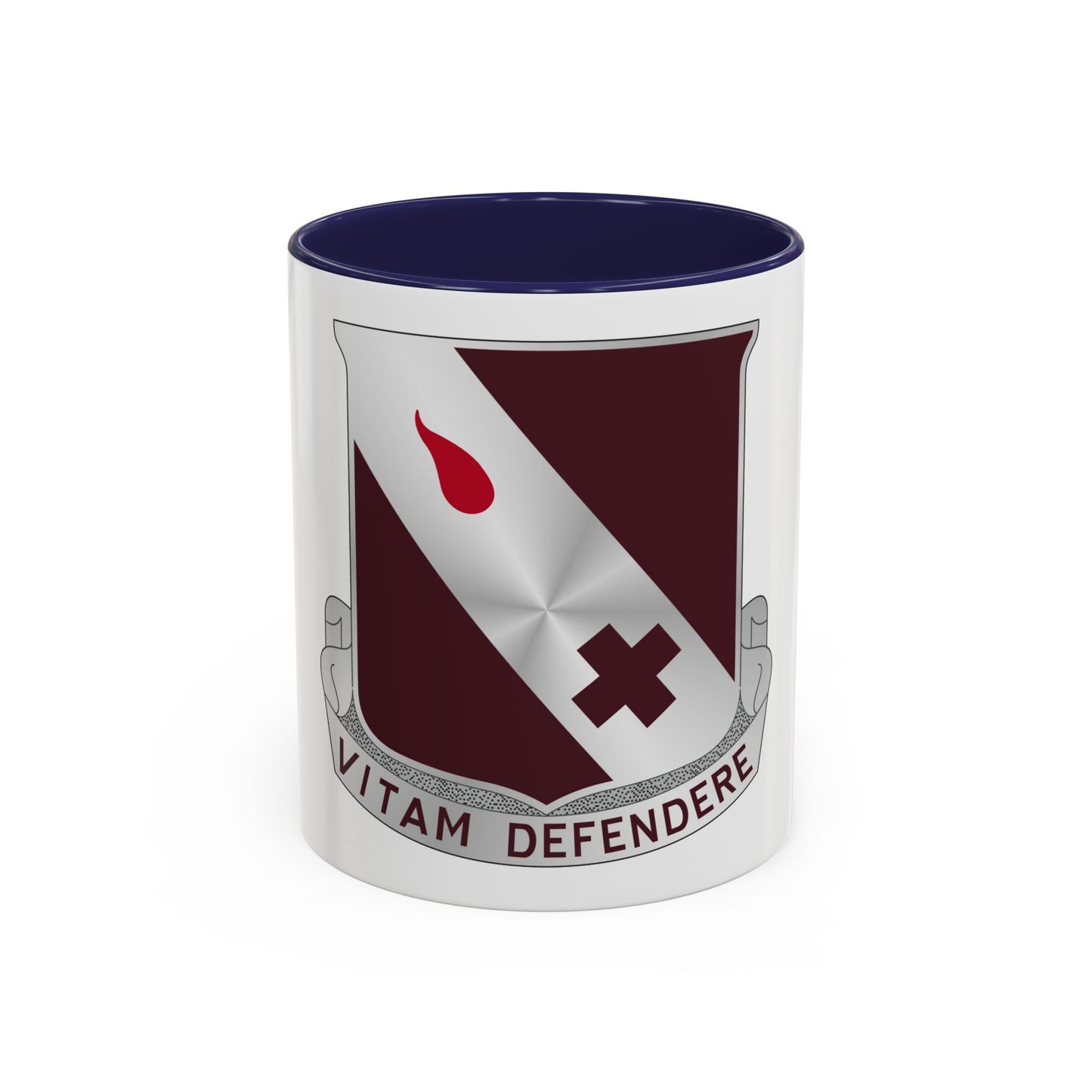 327 Medical Battalion (U.S. Army) Accent Coffee Mug