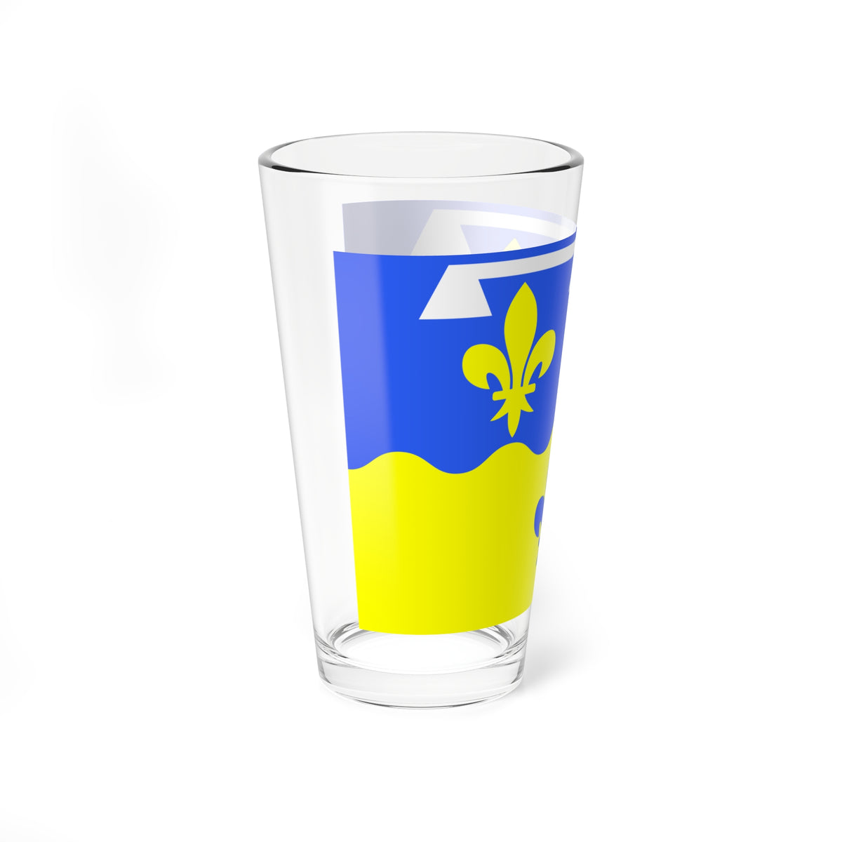 Drapeau fr departement Loir-et-Cher (France) Pint Glass 16oz