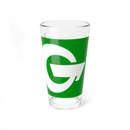 Flag of Asahi Nagano (Japan) Pint Glass 16oz