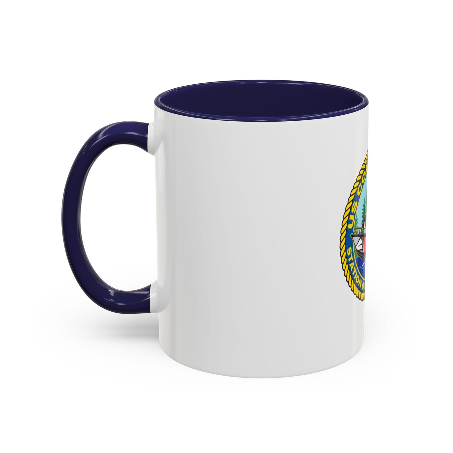 USCGS Quillayute River (U.S. Coast Guard) Accent Coffee Mug