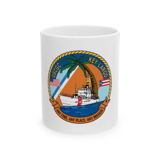 USCGC Key Largo WPB 1324 1 (U.S. Coast Guard) White Coffee Mug