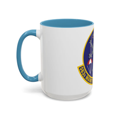 563d Maintenance Squadron (U.S. Air Force) Accent Coffee Mug