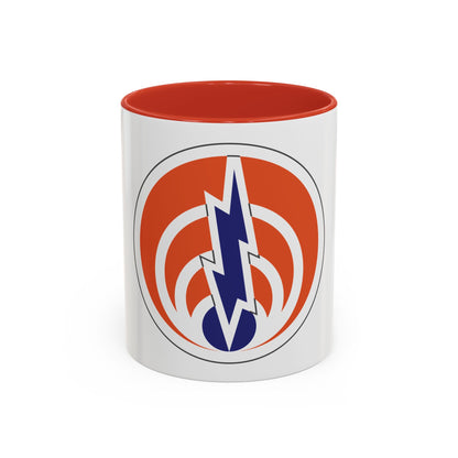 1st Signal Command (U.S. Army) Accent Coffee Mug