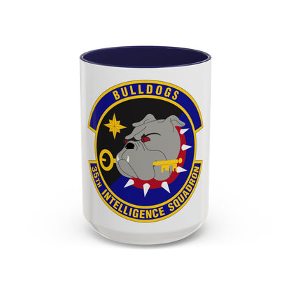 35 Intelligence Squadron AFISRA (U.S. Air Force) Accent Coffee Mug