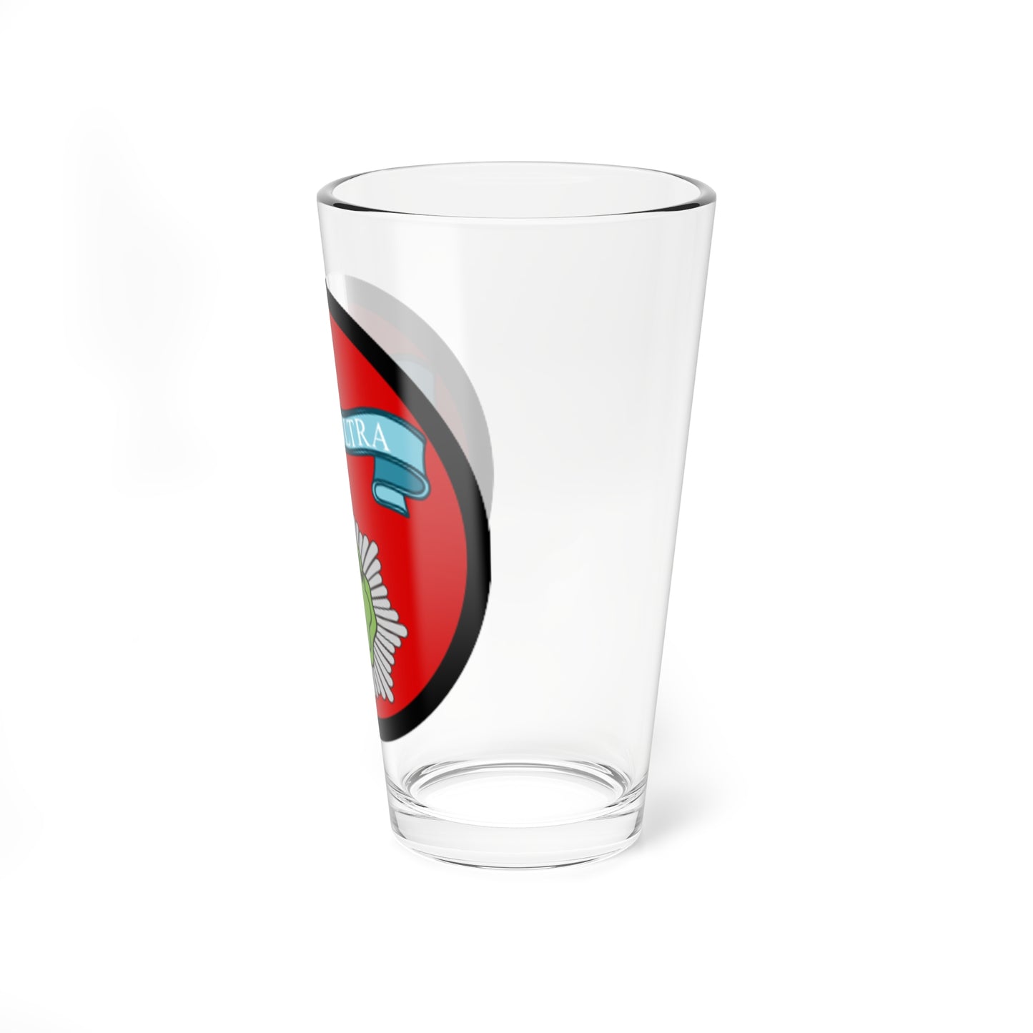 Emblem for the LG 1Staff (Denmark) (Coat of Arms) Pint Glass 16oz