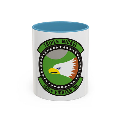 555th Fighter Squadron (U.S. Air Force) Accent Coffee Mug