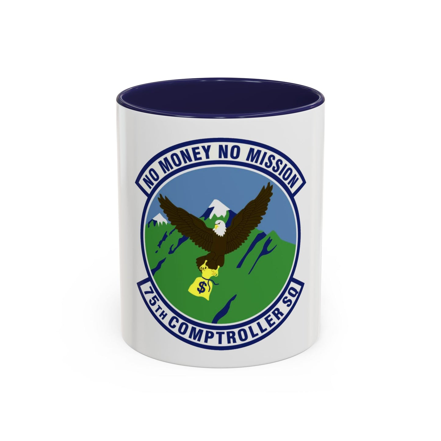 75th Comptroller Squadron (U.S. Air Force) Accent Coffee Mug