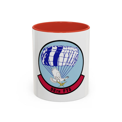 98 Flying Training Squadron AETC (U.S. Air Force) Accent Coffee Mug